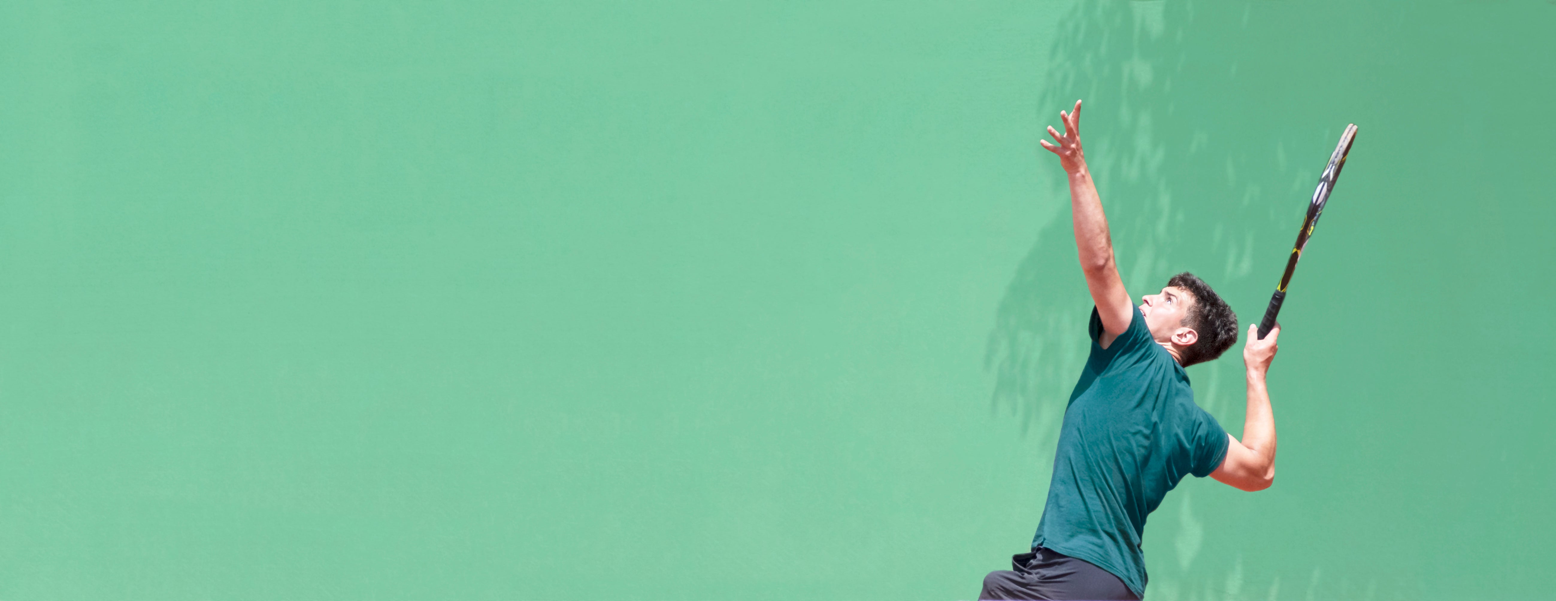 Individual athlete in the heat